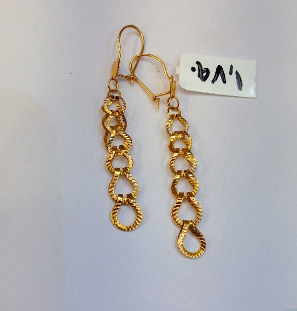 گوشواره لیزرکات /بدون اجرت ساخت